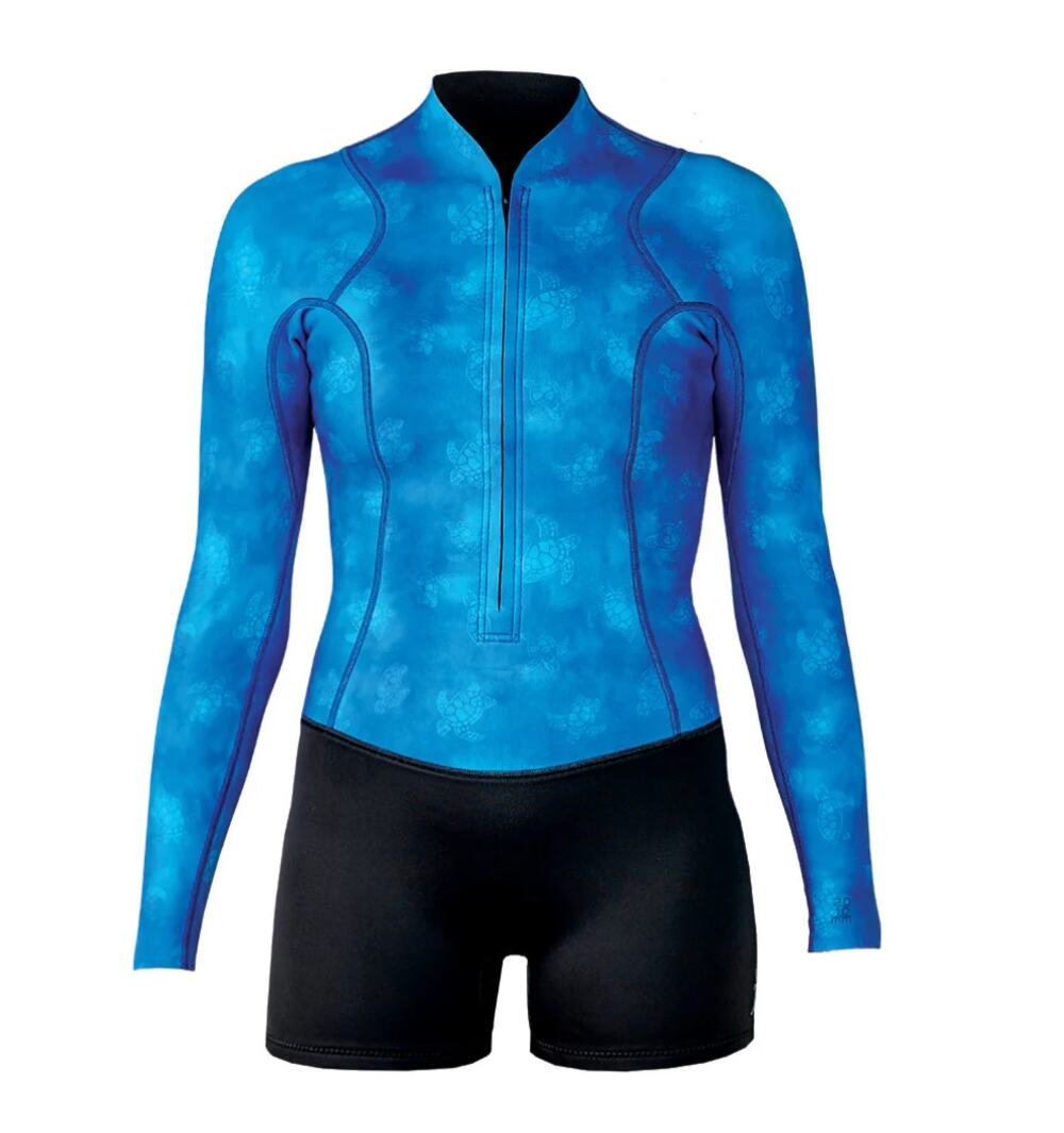 Xcel Women's Ocean Ramsey Axis Long Sleeve Front Zip Springsuit 2/1mm - Size 2